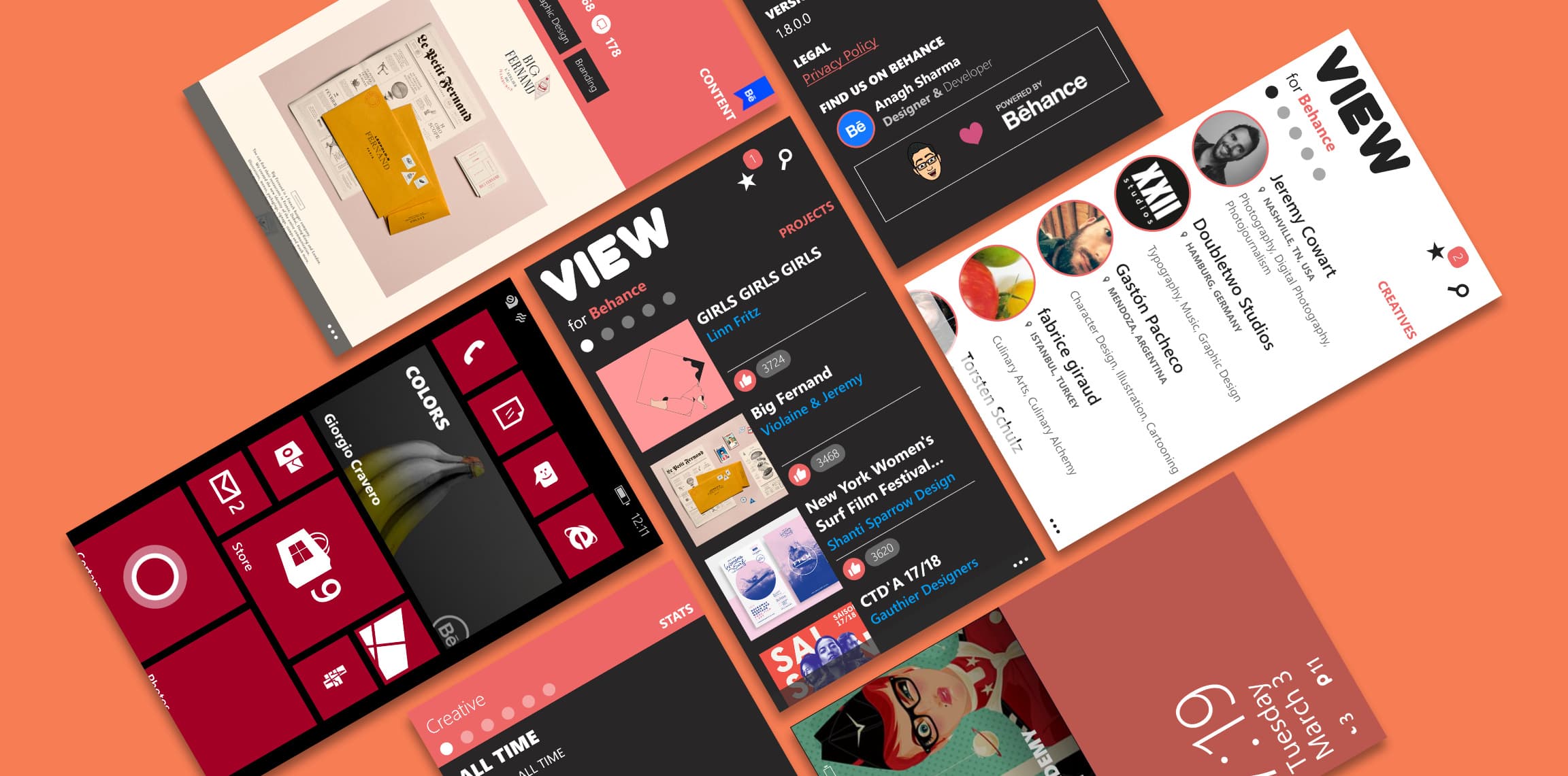 View for Behance